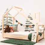 Pat copii Montessori tip căsuță, LittleAmy, Dream