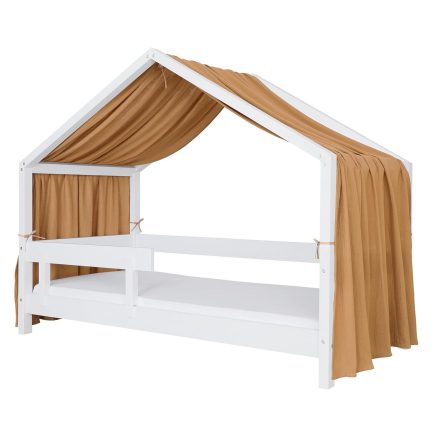 Baldachin Muselină pentru pat tip căsuță, Little Amy, Camel