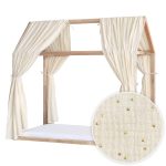 Set 2 Baldachine Muselină pentru pat tip căsuță, Little Amy, Gold Princess