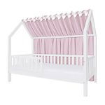 Baldachin Lateral din Muselină pentru pat tip căsuță, Little Amy, Mov deschis