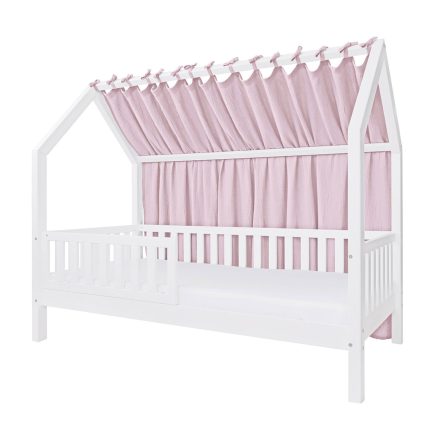 Baldachin Lateral din Muselină pentru pat tip căsuță, Little Amy, Mov deschis