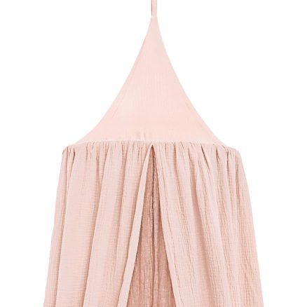 Baldachin Rotund din Muselină, Little Amy, Ø 50 cm, H 250 cm, Somon