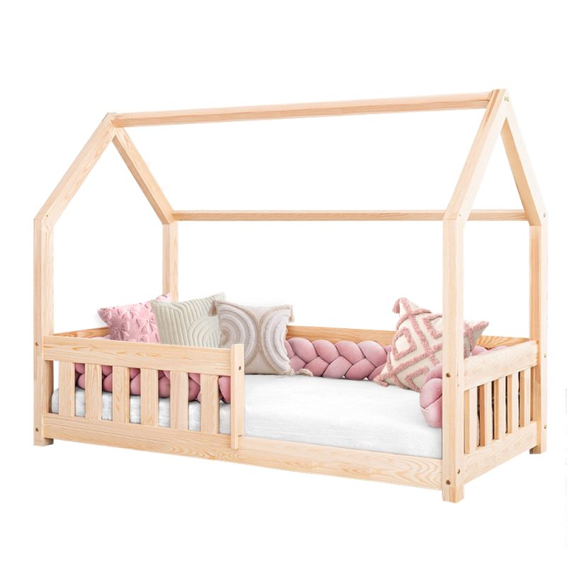 Pat copii montessori tip căsuță, LittleAmy, Angel Nest