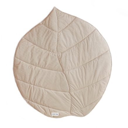 Saltea de joacă din cafifea, "Leaf", Little Amy, Bej, 110 x 120 cm