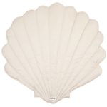 Saltea de joacă din cafifea, "Seashell", Little Amy, Crem, 115 x 110 cm