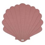 Saltea de joacă din cafifea, "Seashell", Little Amy, Roz Pudrat, 115 x 110 cm