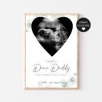 Tablou Ecograf Personalizabil Hello dear Daddy, Little Amy