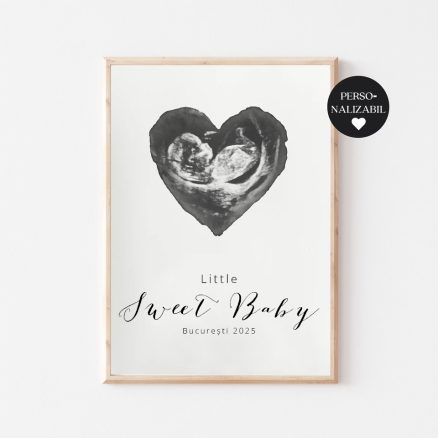 Tablou Ecograf Personalizabil "Sweet Baby", Little Amy